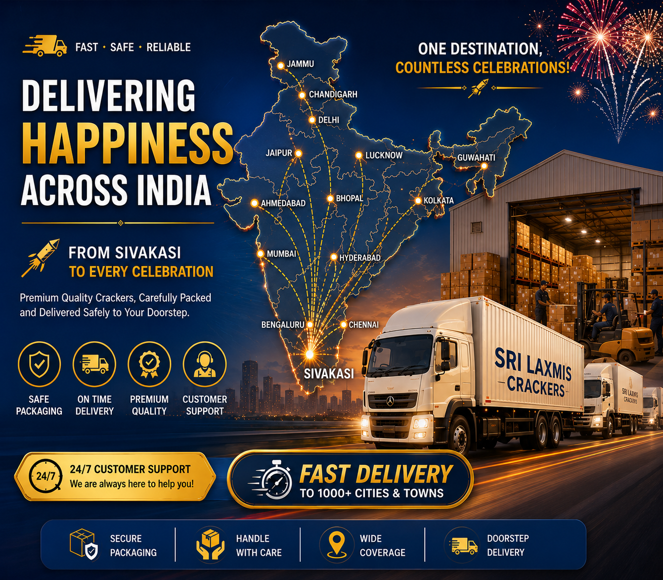Best Sivakasi crackers shop - Sri Laxmis Crackers